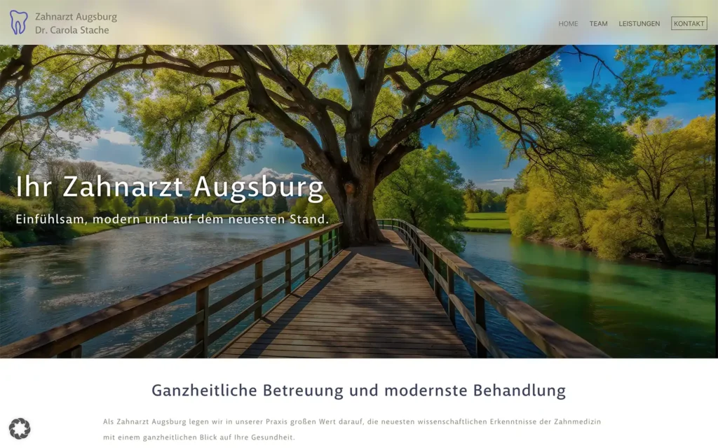 Zahnarztpraxis Dr. Stache - Webdesign & Fotografie